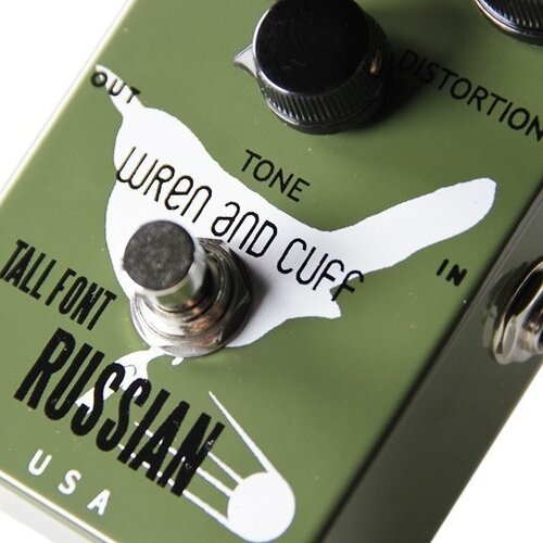 Wren And Cuff Tall Font Russian Fuzz - PÉdale Overdrive / Distortion / Fuzz - Variation 1