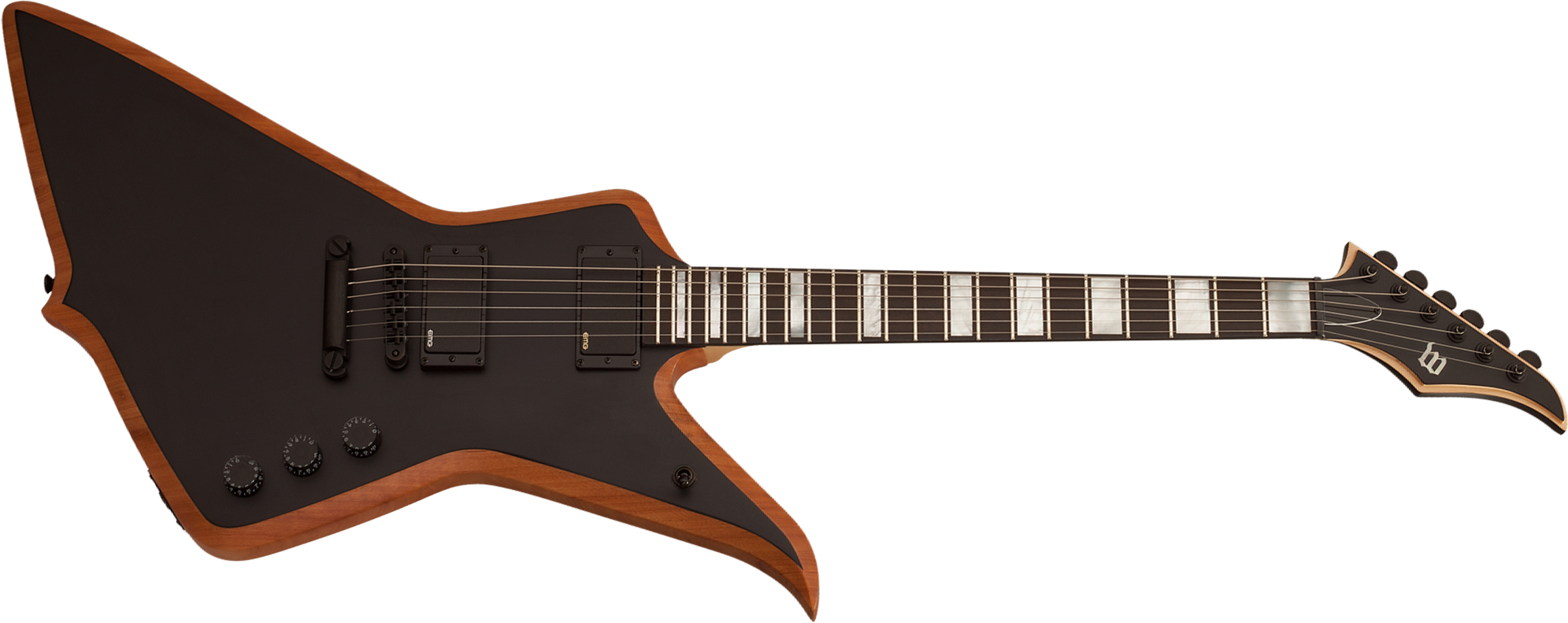 Wylde Audio Blood Eagle Hh Ht Eb - Mahogany Blackout - Guitare Électrique MÉtal - Main picture