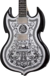 Guitare électrique signature Wylde audio Ironworks Barbarian - Black burst