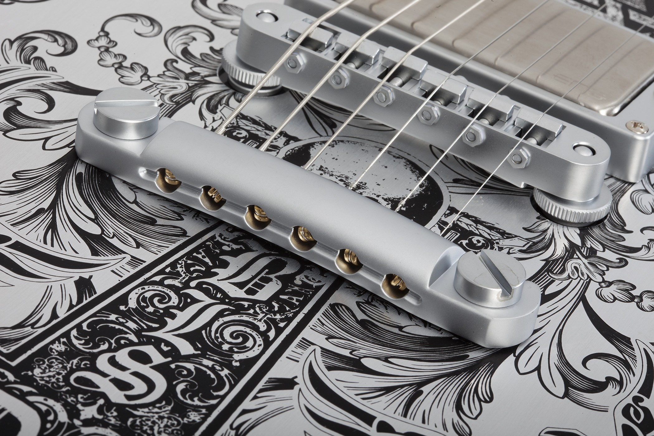 Wylde Audio Ironworks Barbarian Ht Hh Eb - Black Burst - Guitare Électrique Signature - Variation 1