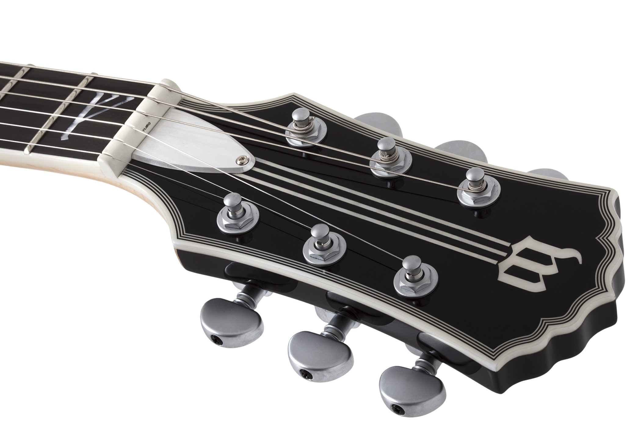 Wylde Audio Ironworks Barbarian Ht Hh Eb - Black Burst - Guitare Électrique Signature - Variation 3