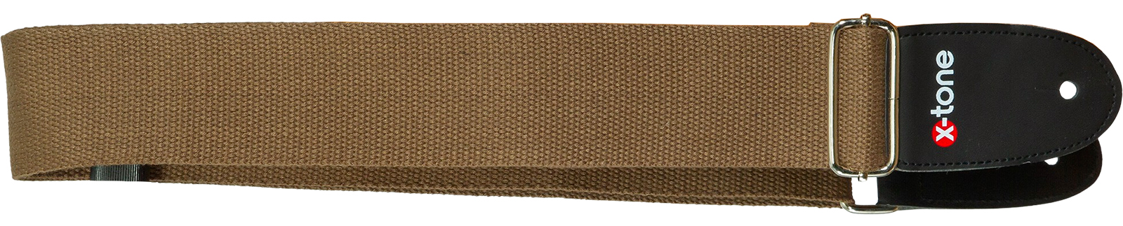 X-tone B039-br Cotton Metal Buckle Guitar Strap - Sangle Courroie - Variation 1