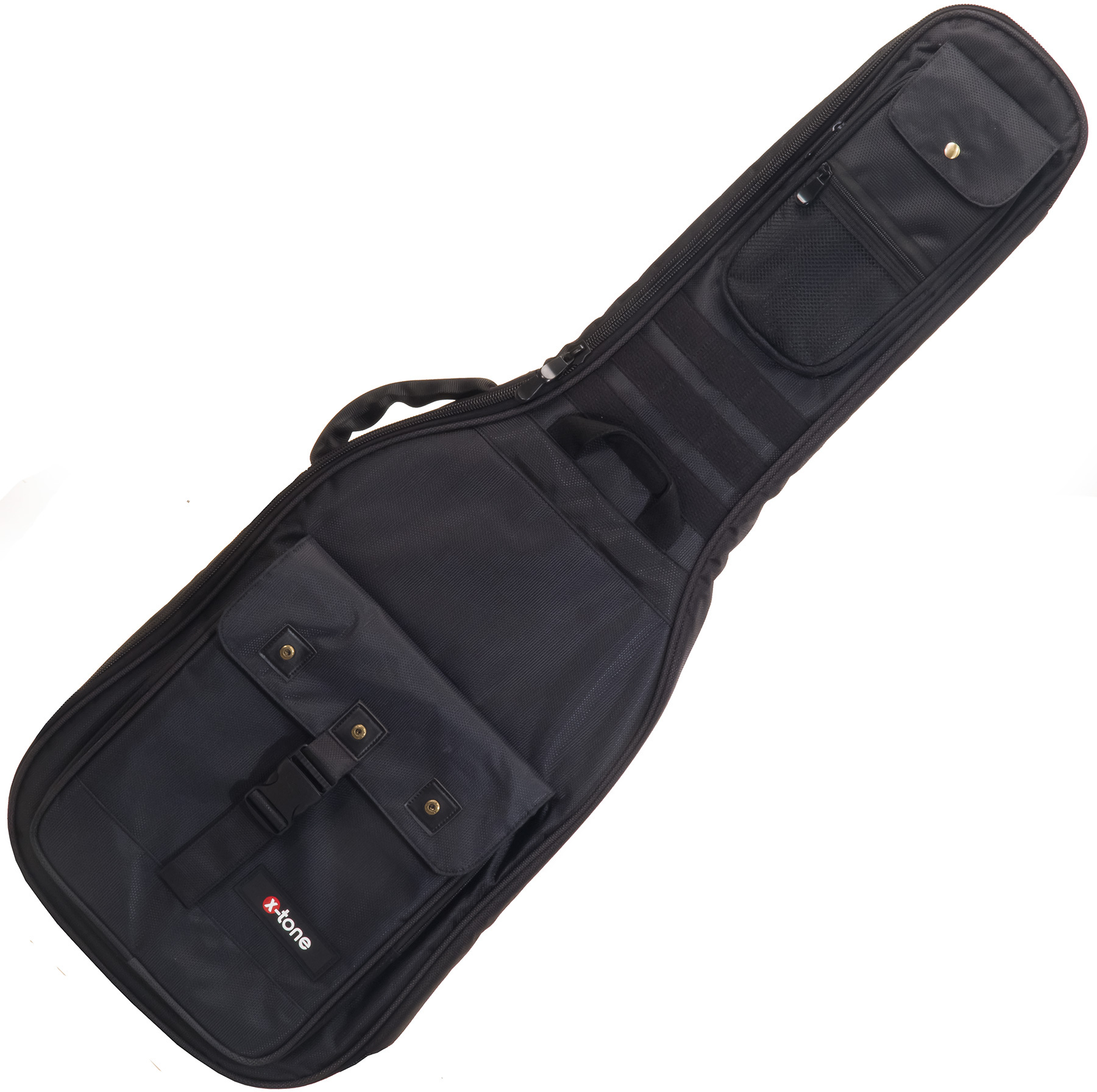 X-tone 2020 Ele-bk Light Deluxe Electric Guitar Bag Black (2083) - Housse Guitare Électrique - Main picture