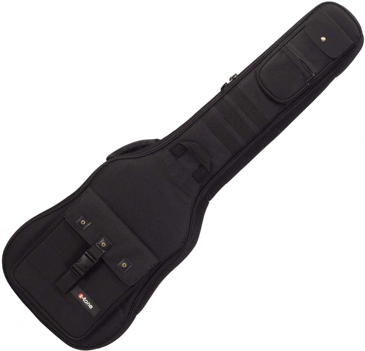Housse basse électrique X-tone Deluxe Nylon Electric Bass Bag - Black