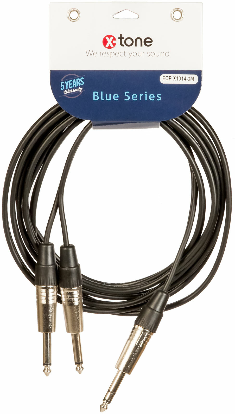 X-tone Jack St / 2 Jack 3m Blue Series (x1014-3m) - CÂble - Main picture