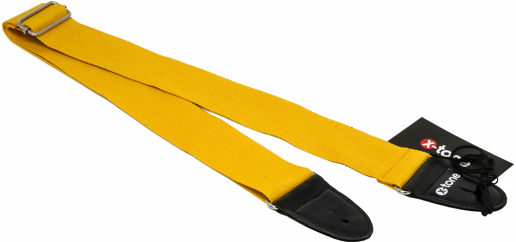 X-tone Xg 3110 Cotton Metal Buckle Guitar Strap Yellow - Sangle Courroie - Main picture