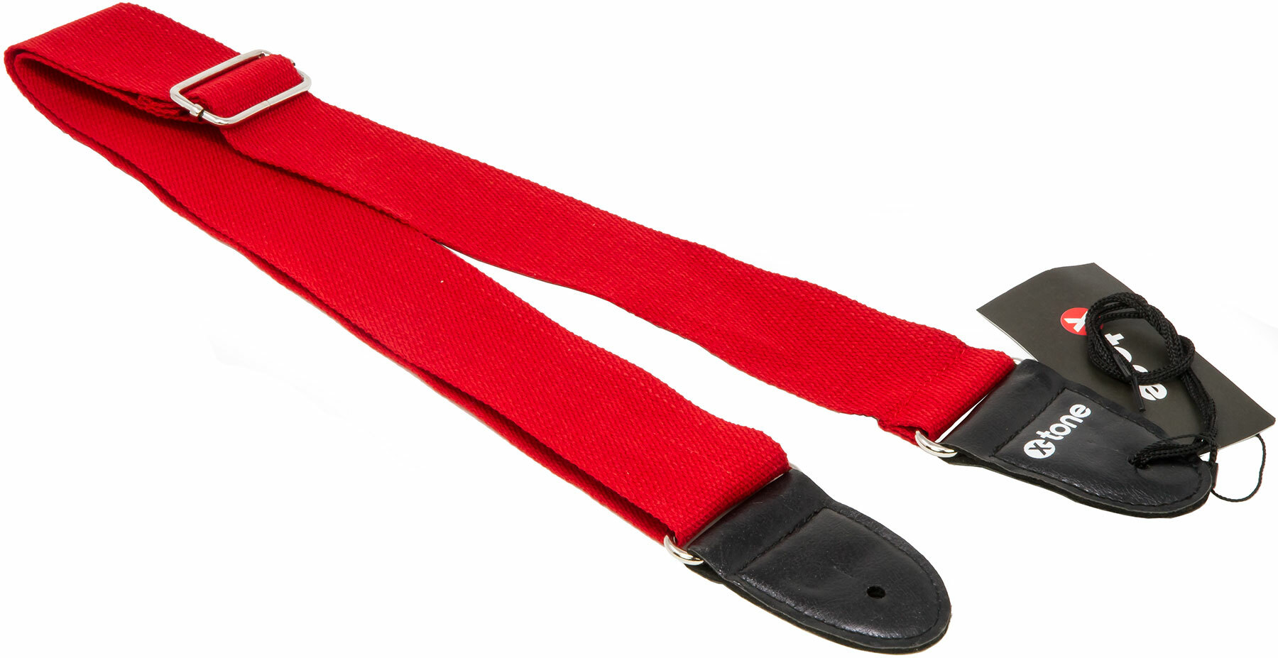 X-tone Xg 3111 Cotton Metal Buckle Guitar Strap Red - Sangle Courroie - Main picture