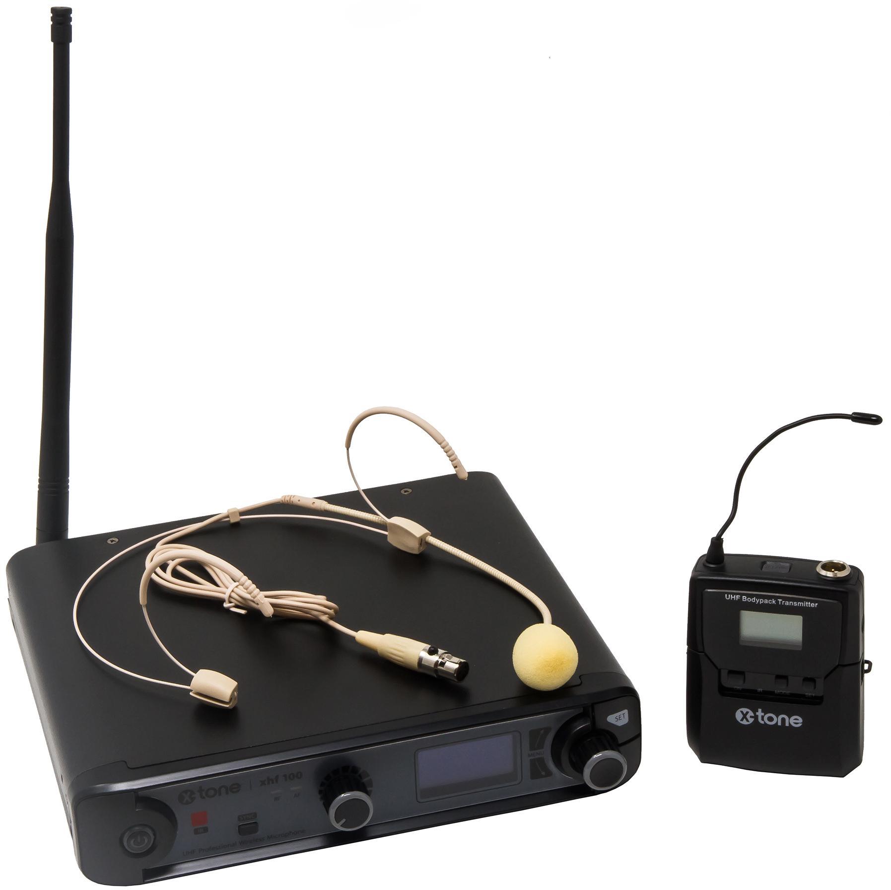 Micro hf serre-tête X-tone XHF100H Systeme HF Serre Tete Frequence Fixe