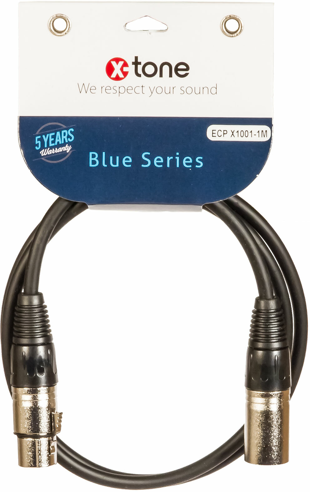 X-tone Xlr(m) / Xlr(f) 1m Blue Series (x1001-1m) - CÂble - Main picture