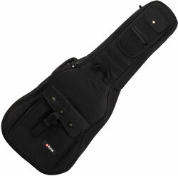 Housse guitare acoustique X-tone Deluxe Nylon Folk Dreadnought Guitar Bag - Black