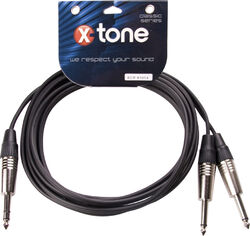 Câble X-tone X1014 Jack / 2x Jack M - 3m