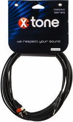 Câble X-tone X1015-5M - Jack(M) 3,5 Stereo / 2 RCA(M)