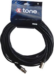 Câble X-tone X1052-20M XLR (M) / XLR (F)