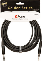 Câble X-tone X3002-6M Instrument Cable Right/Right 6m Golden Series