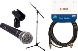 Pack micro  X-tone XD-400  + XLR(M) / XLR(F) 6M + Pied Perche XH 6001