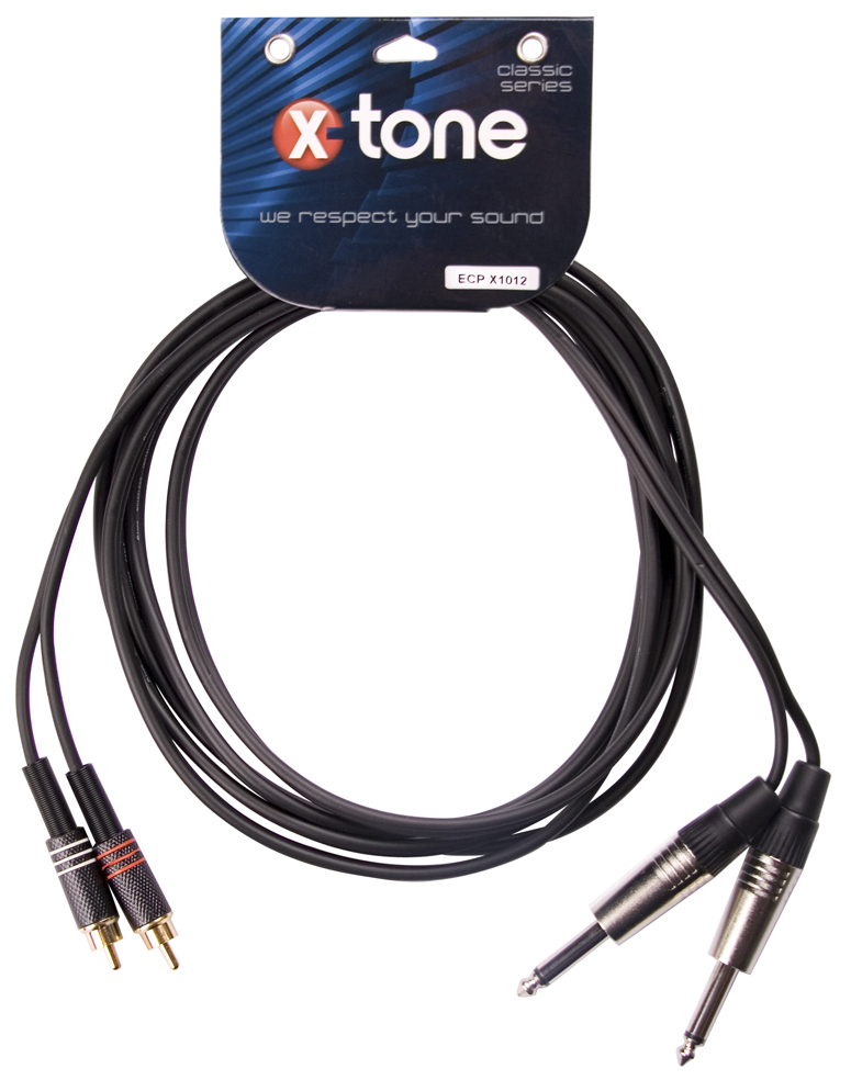 X-tone 2 Jack / 2 Rca 3m Blue Series (x1012-3m) - CÂble - Variation 1