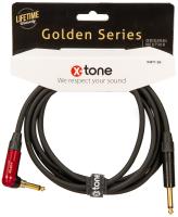 X3071-3M Instrument Cable Right/Angled 3m Golden Series