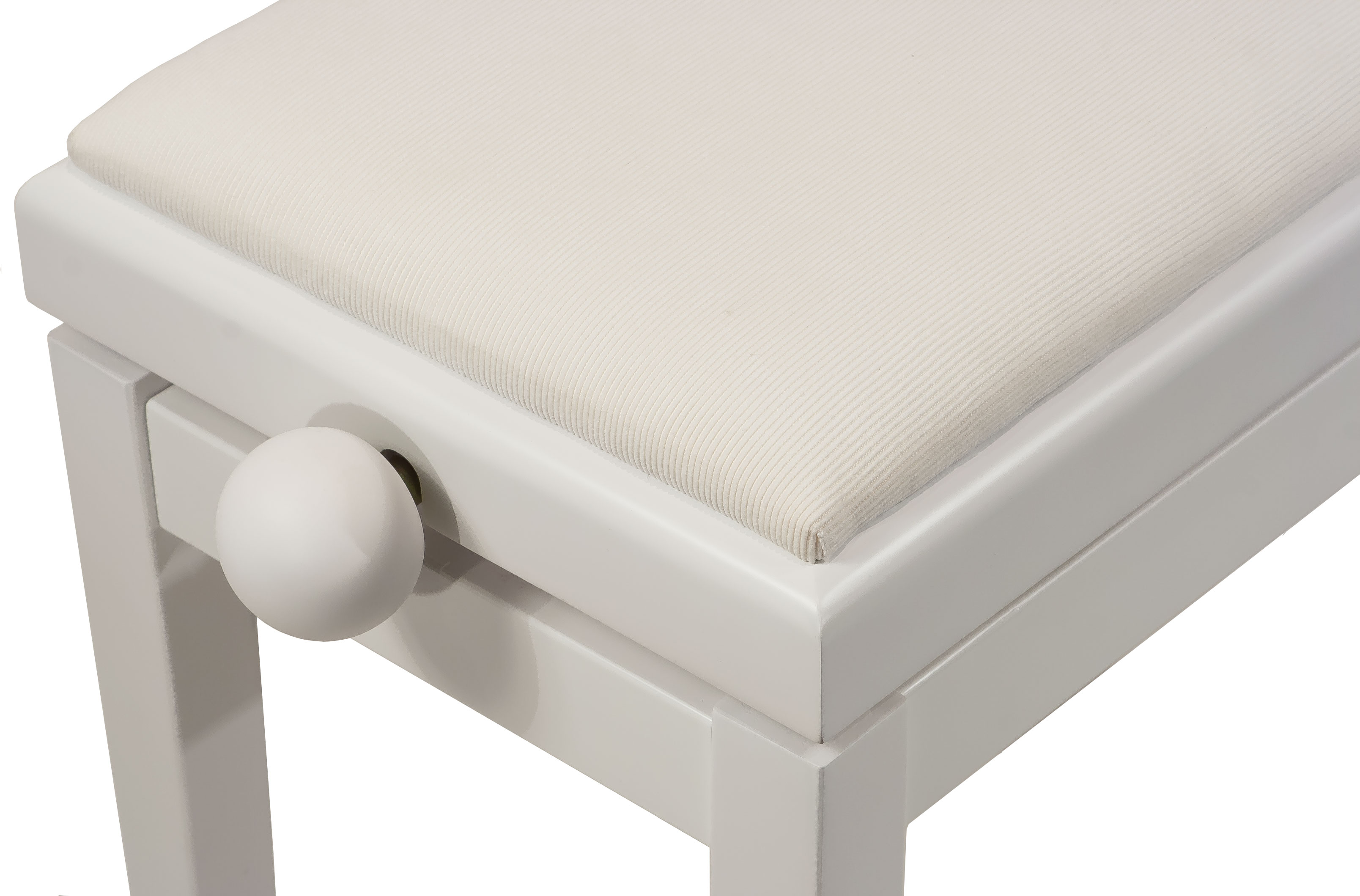 X-tone Xb6162 Standard Blanc Satin - Banquette Clavier - Variation 2