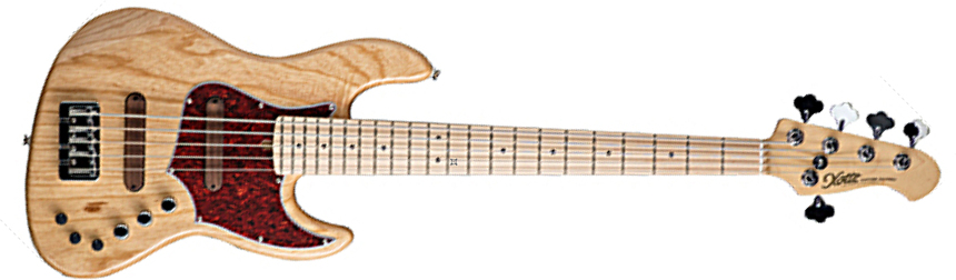 Xotic Xjpro-1 5-cordes Provintage Active/passive Mn - Natural - Basse Électrique Solid Body - Main picture