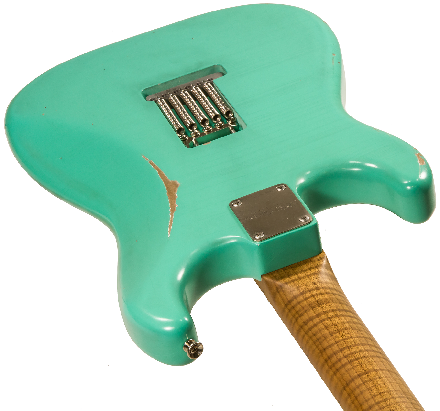 Xotic Xsc-1 Alder California Classic 3s Mn - Medium Aging Seafoam Green - Guitare Électrique Forme Str - Variation 2