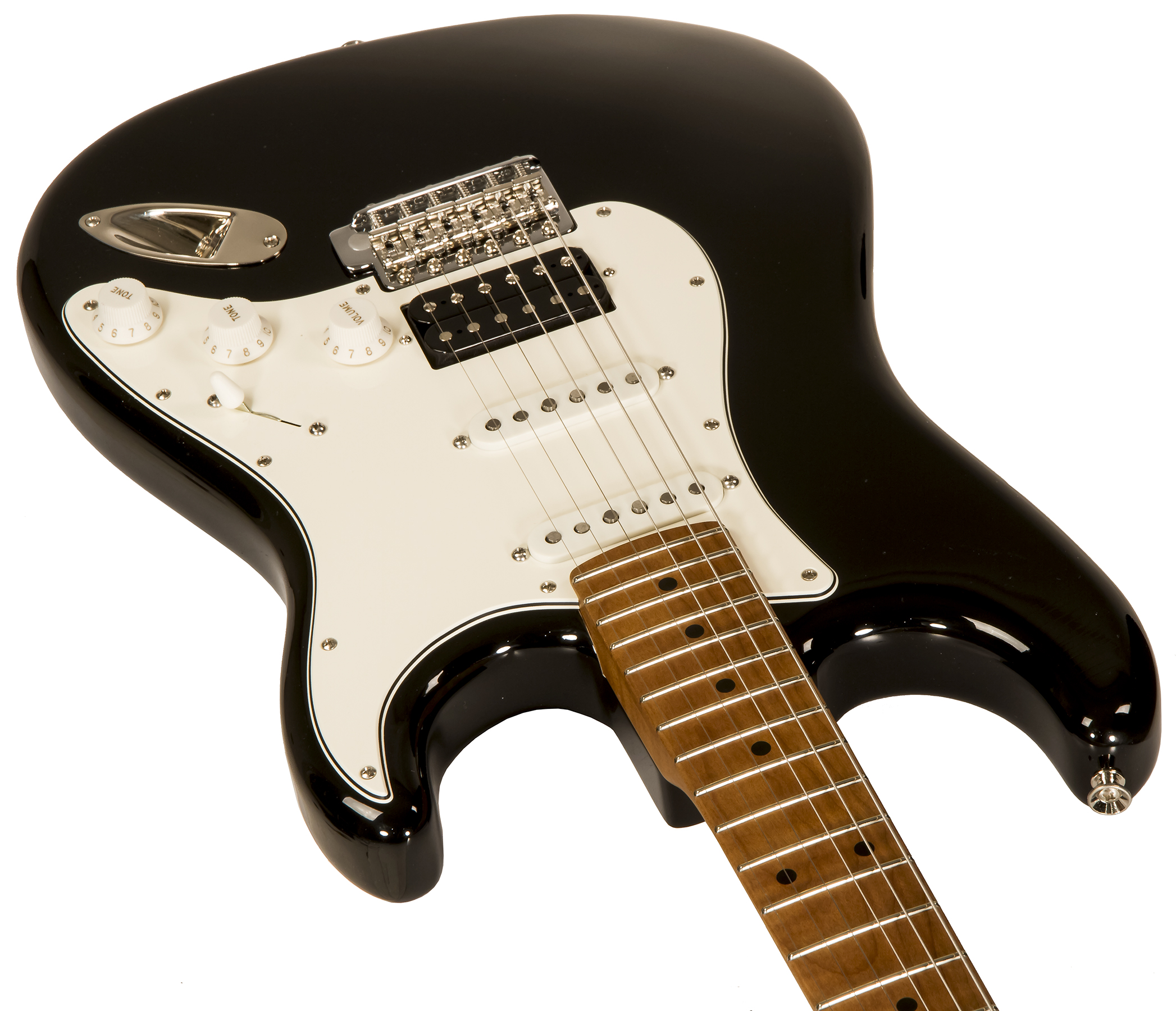 Xotic Xscpro-2 California Class Hss Mn #2113 - Light Aging Black - Guitare Électrique Forme Str - Variation 1