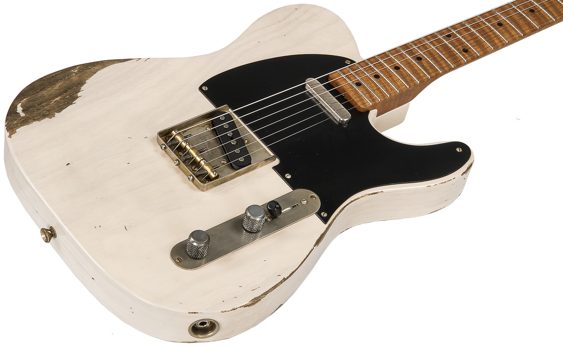Xotic Xtc-1 Ash California Class 2s Mn #1617 - Heavy Aging White Blonde - Guitare Électrique Forme Str - Variation 2