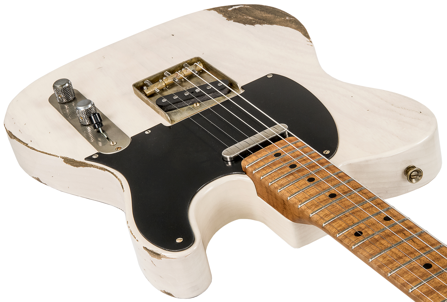 Xotic Xtc-1 Ash California Class 2s Mn #1617 - Heavy Aging White Blonde - Guitare Électrique Forme Str - Variation 3
