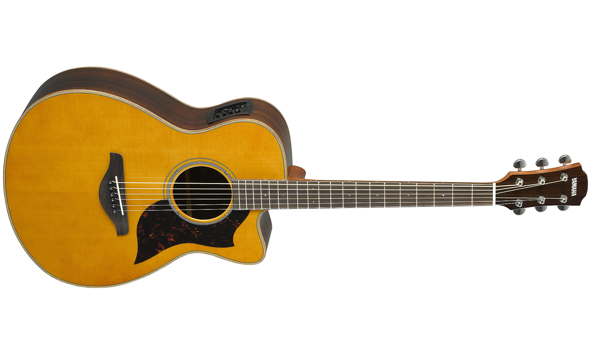 Yamaha Ac1r Ii Vn Concert Cw Epicea Palissandre 2017 - Vintage Natural - Guitare Electro Acoustique - Variation 1