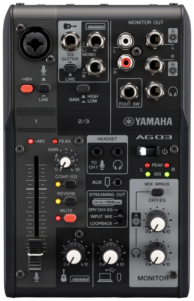 Yamaha Ag03mk2 B - Table De Mixage Analogique - Variation 2