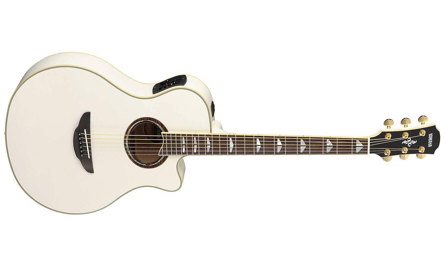 Yamaha Apx1000 Pearl White - Pearl White - Guitare Electro Acoustique - Variation 1