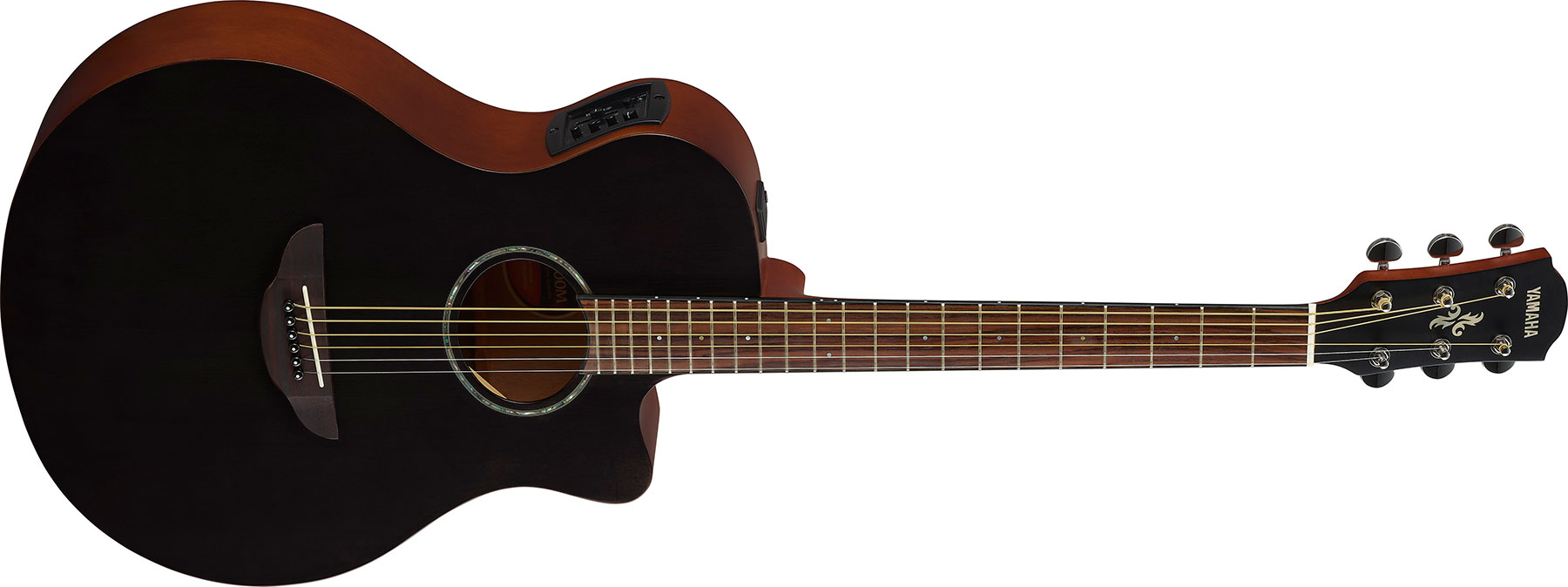 Yamaha - Guitare Électro - Acoustique De Couleur Noir - Prix pas cher