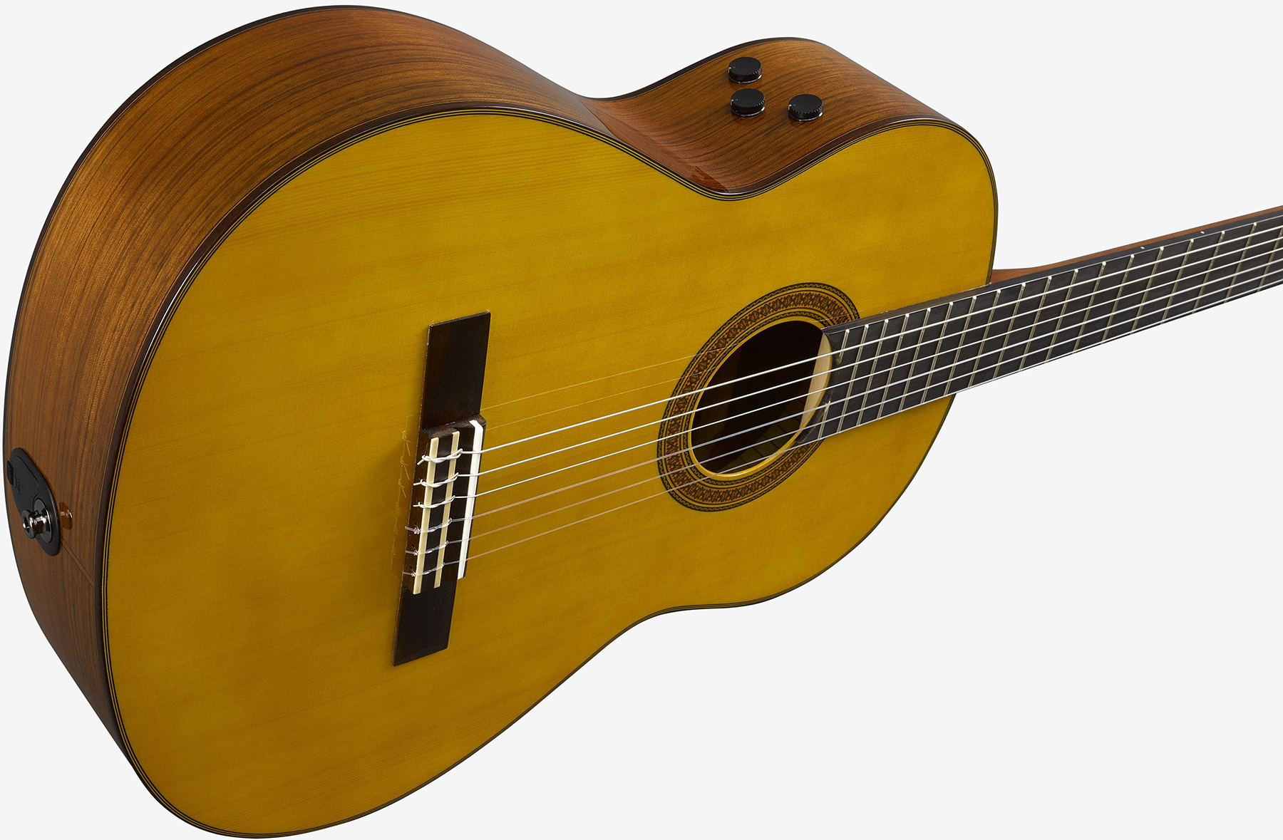 Yamaha Cg-ta Transacoustic 4/4 Epicea Ovangkol Rw - Natural - Guitare Classique Format 4/4 - Variation 2