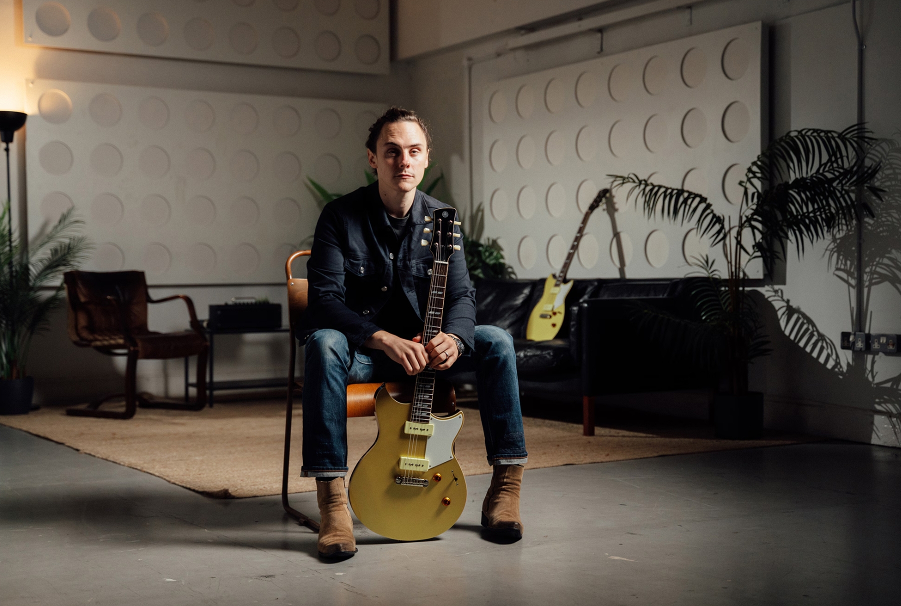 Yamaha Chris Buck Rs02cb Revstar Signature 2p90 Ht Rw - Honey Gold - Guitare Électrique Double Cut - Variation 6