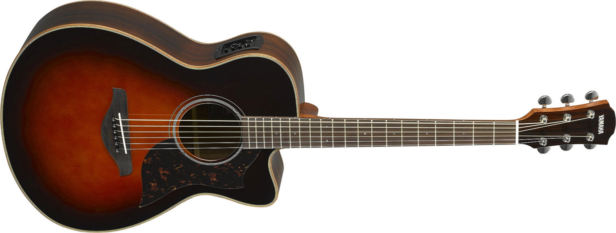 Yamaha Ac1r Ii Tbs Concert Cw Epicea Palissandre 2017 - Tobacco Brown Sunburst - Guitare Electro Acoustique - Main picture