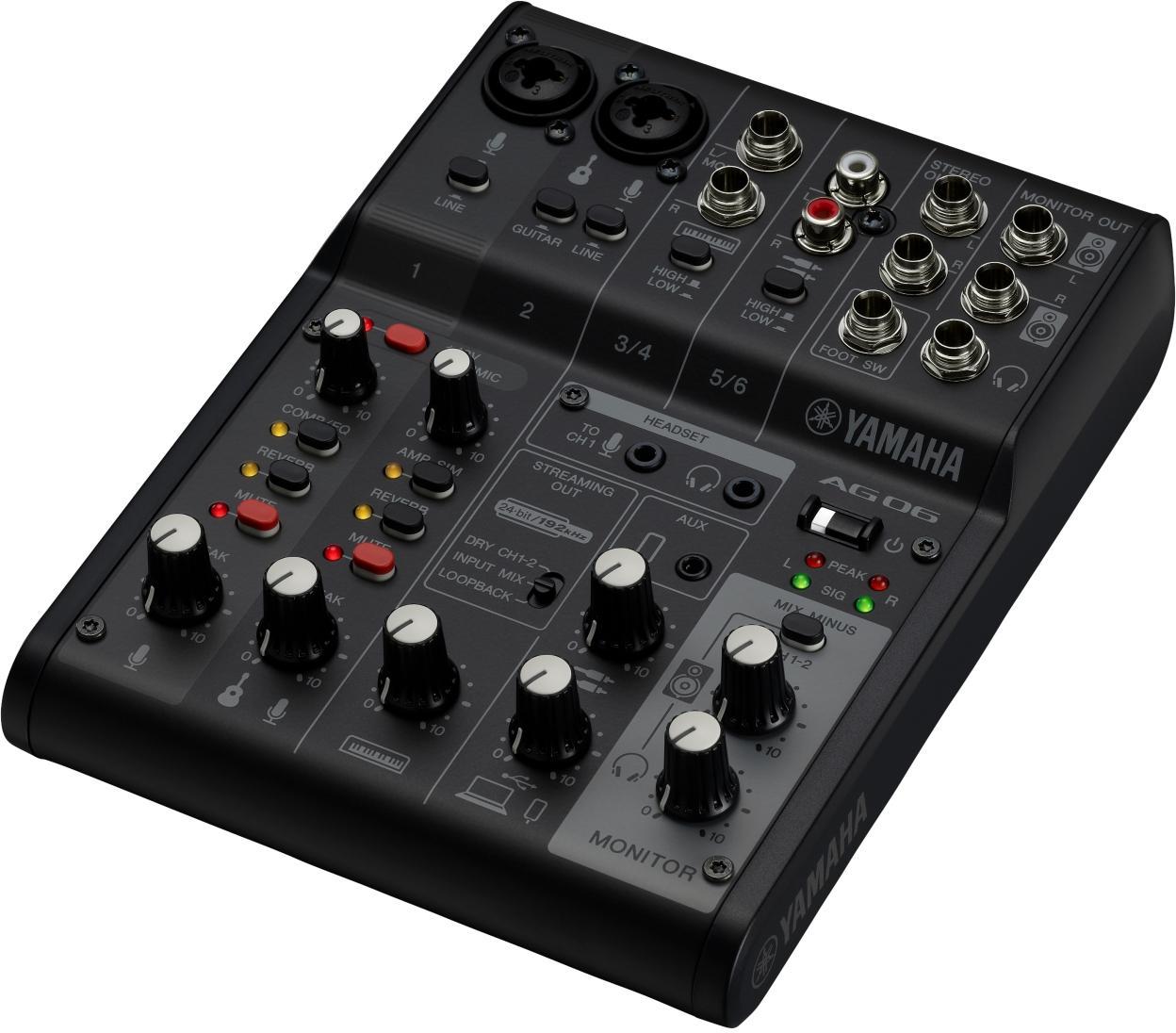 Table de mixage analogique Yamaha AG06 MK2