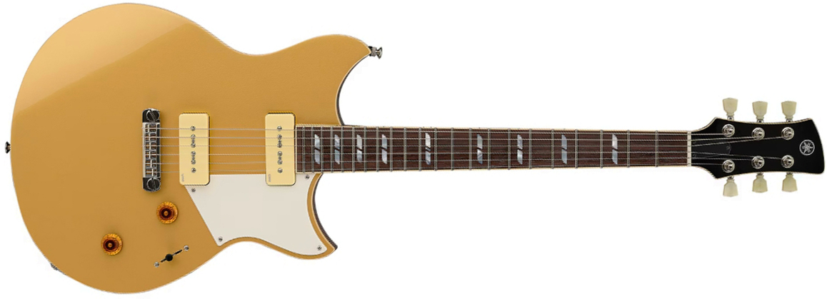 Yamaha Chris Buck Rs02cb Revstar Signature 2p90 Ht Rw - Honey Gold - Guitare Électrique Double Cut - Main picture