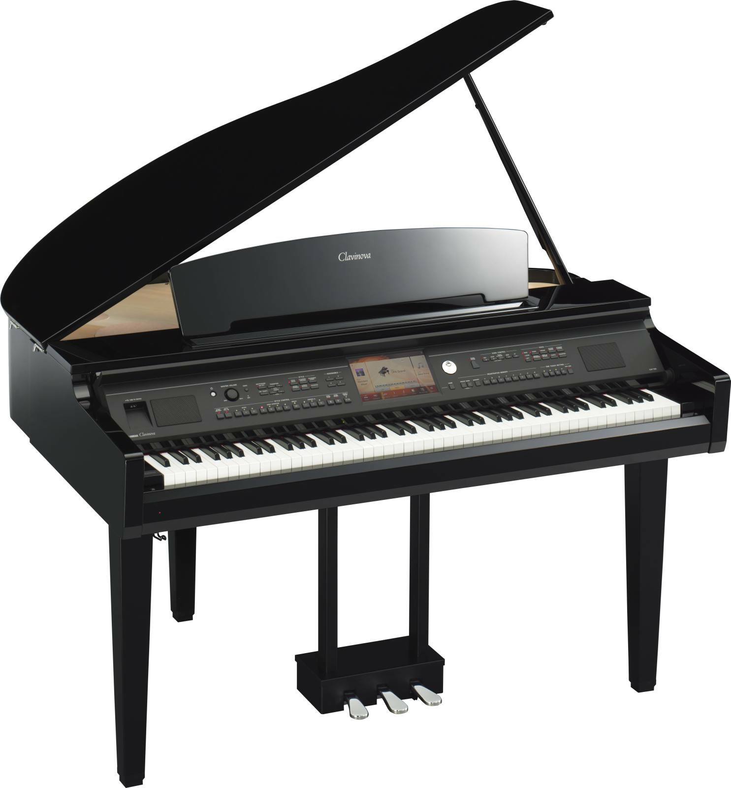 Yamaha Cvp-709gp - Noir Laqué - Piano NumÉrique Meuble - Main picture