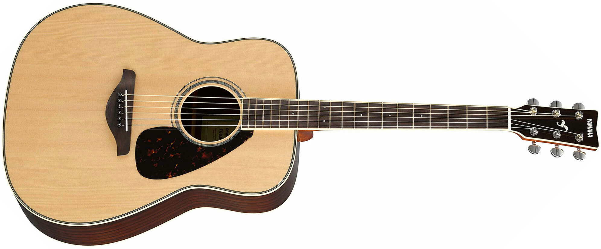 Yamaha Fg830 Nt Dreadnought Epicea Palissandre Rw 2016 - Natural Gloss - Guitare Acoustique - Main picture