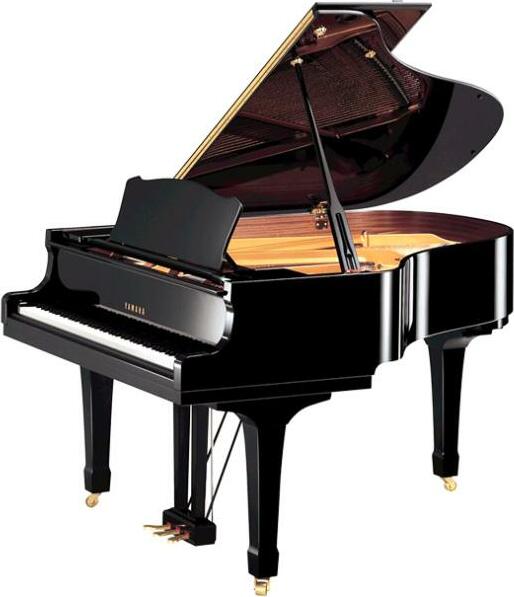 Yamaha Gc2 A Queue - Noir Brillant - Piano Droit - Main picture