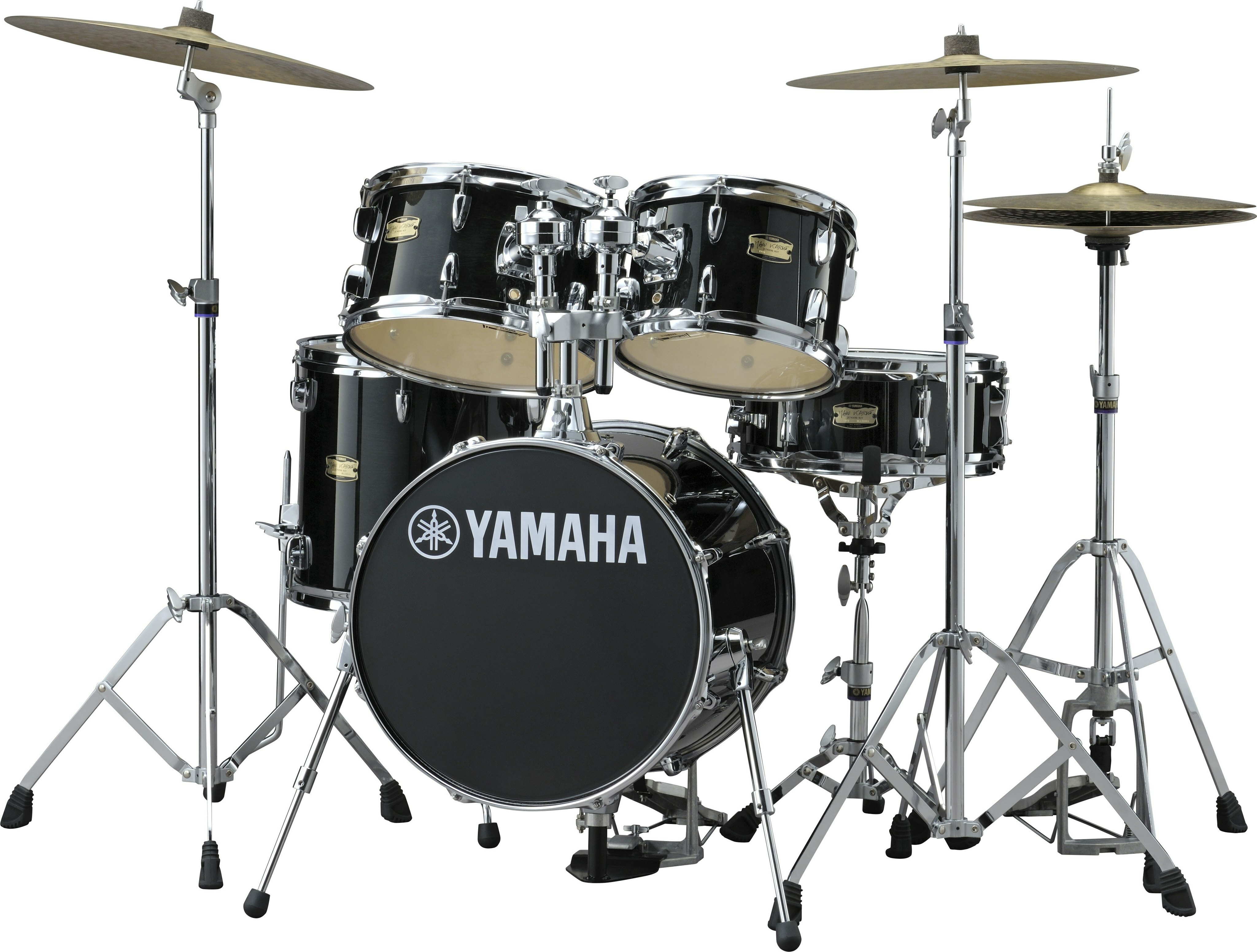 Yamaha Kit Junior Manu Katche - 4 FÛts - Raven Black - Batterie Acoustique Junior - Main picture