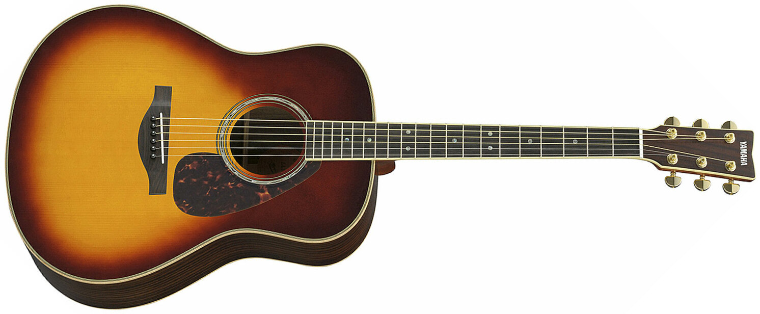 Yamaha Ll16 Are Jumbo Epicea Palissandre Eb - Brown Sunburst - Guitare Electro Acoustique - Main picture