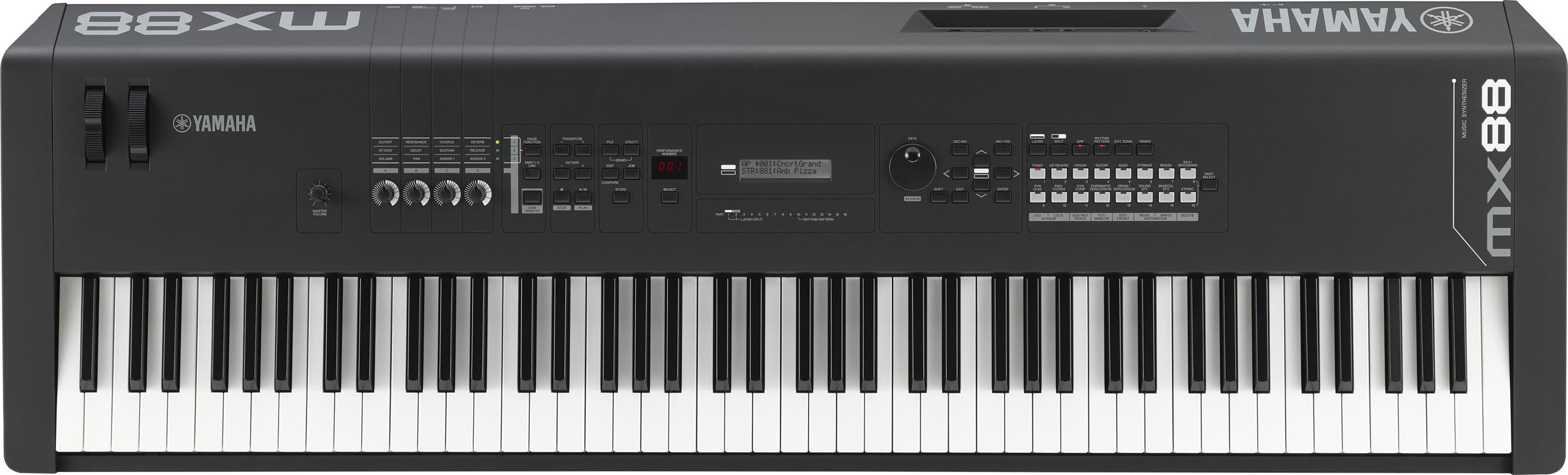 Clavier numérique 88 touches 128 rythmes et notes interface MIDI