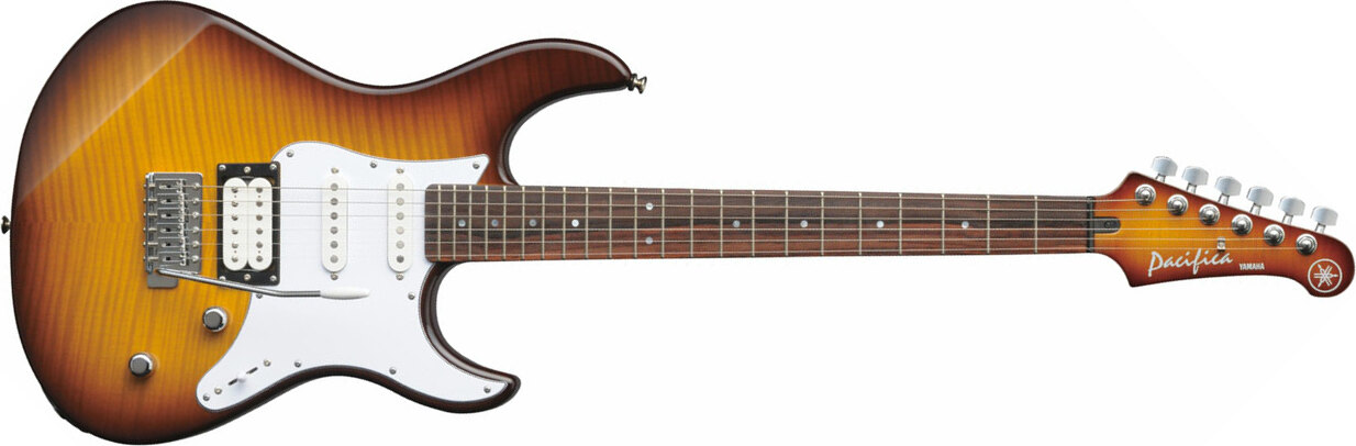 Yamaha Pacifica 212vfm Hss Trem Rw - Tobacco Brown Sunburst - Guitare Électrique Forme Str - Main picture