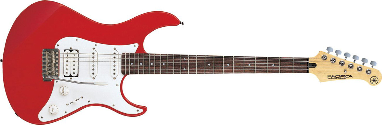 Yamaha Pacifica Pac112j Hss Trem Rw - Red Metallic - Guitare Électrique Forme Str - Main picture