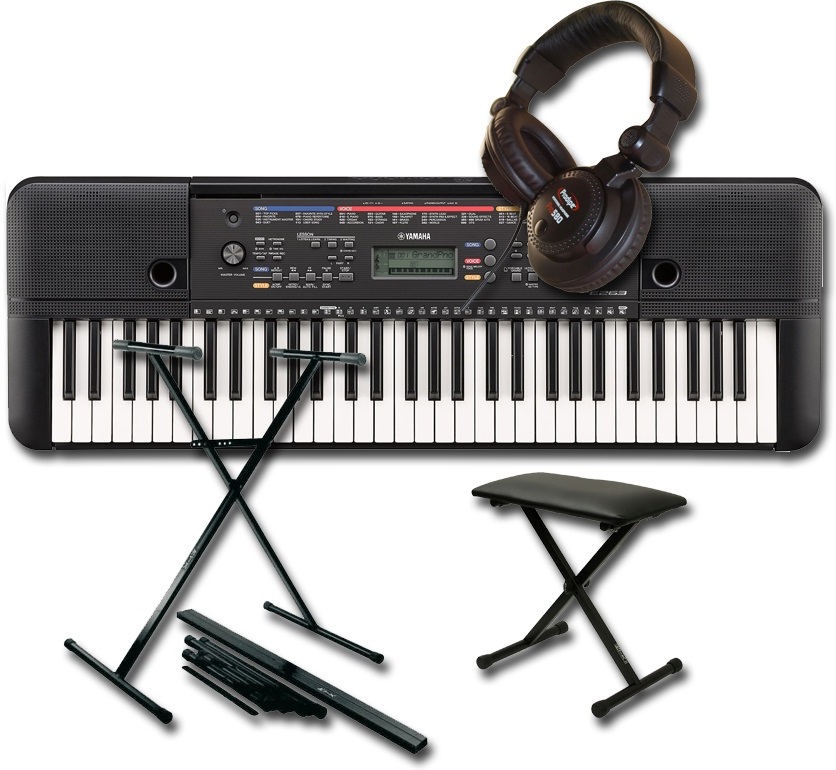 Pack clavier Yamaha PSR-E263 + stand + banquette + casque