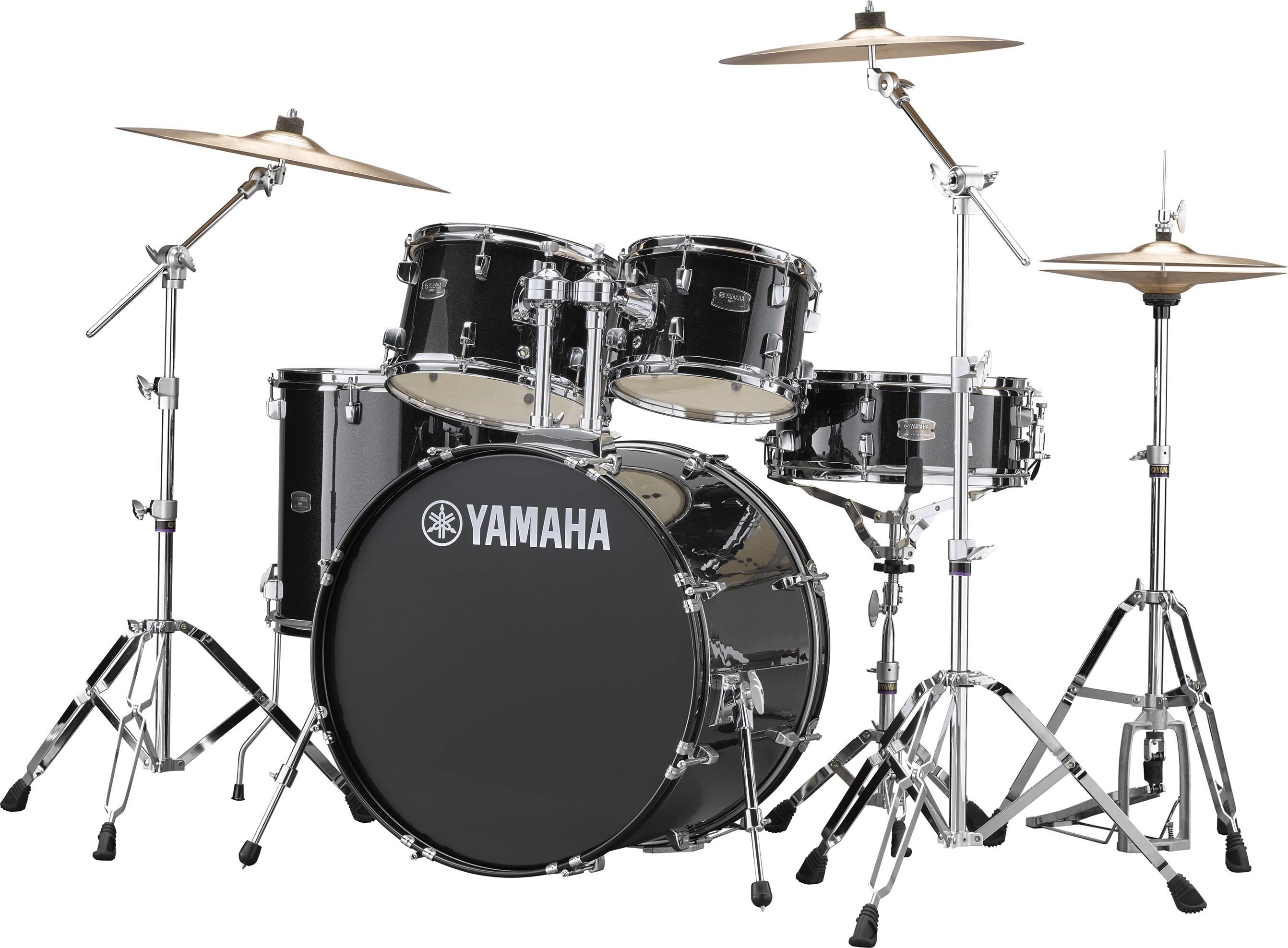 Yamaha Rdp2f5 Black Glitter - 5 FÛts - Batterie Acoustique Standard - Main picture