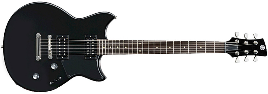 Yamaha Revstar Rs320 - Black Steel - Guitare Électrique Double Cut - Main picture