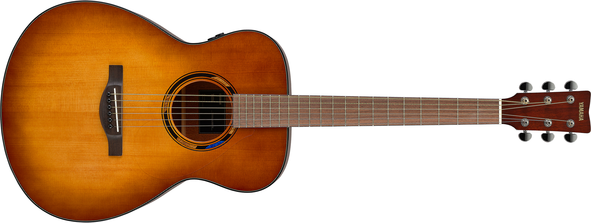 Yamaha Tas1e Transacoustic Concert Epicea Acajou Noy - Sand Burst - Guitare Folk - Main picture