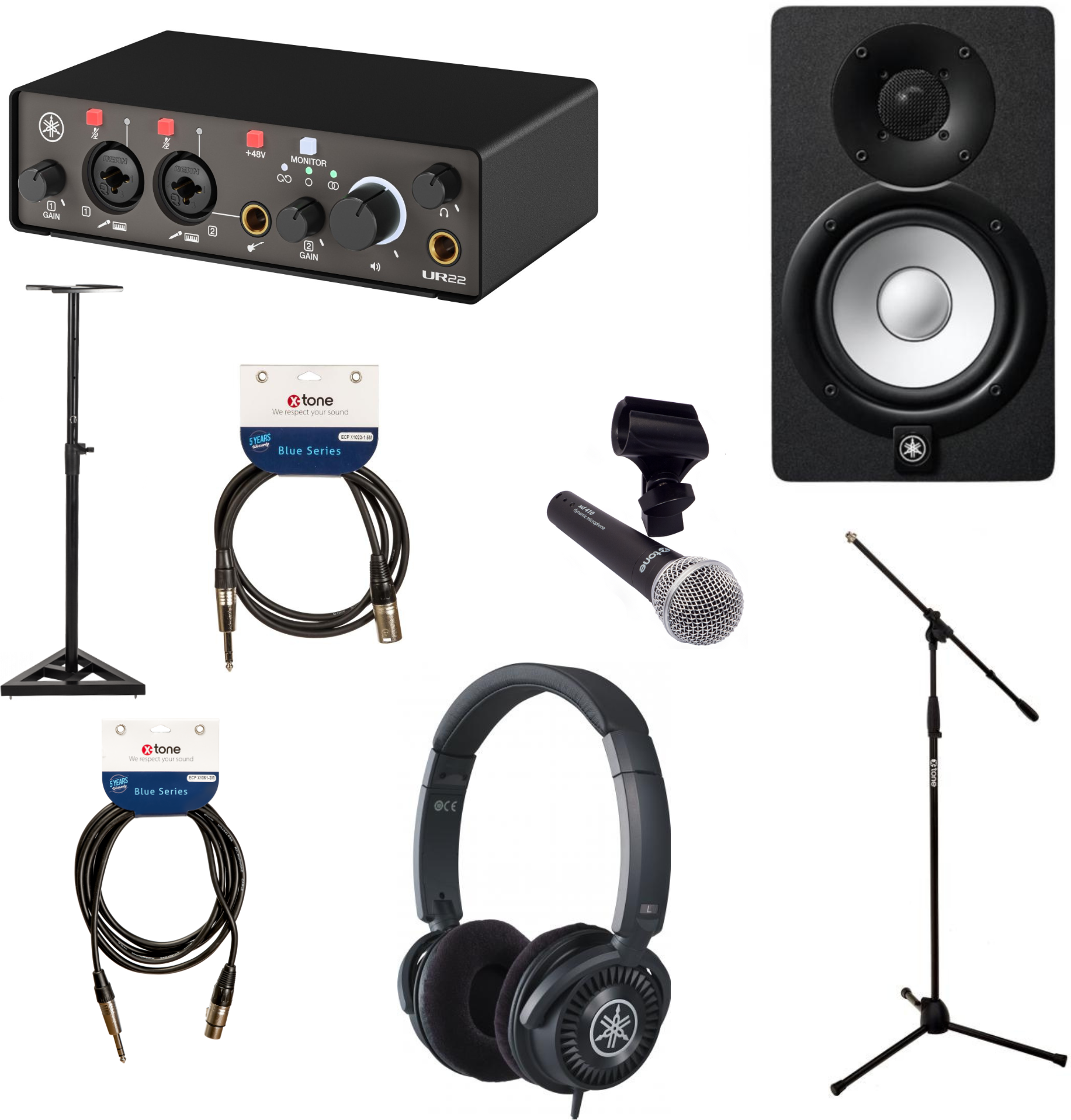 Yamaha Ur22 Mk3 Noir Bundle - Pack Home Studio - Main picture