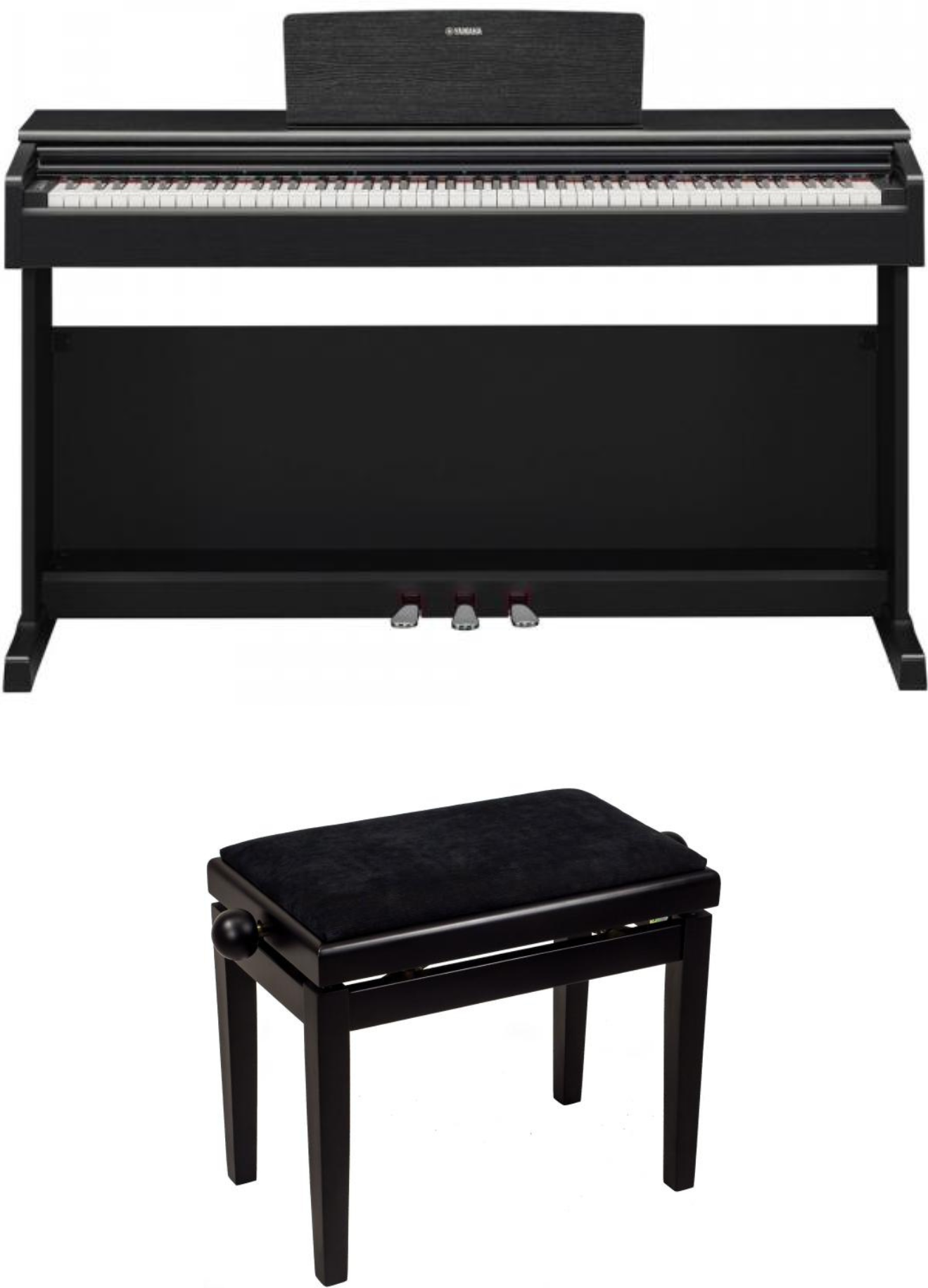 Yamaha Ydp-145 B  + Stand - Noir - Piano NumÉrique Meuble - Main picture
